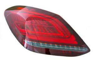 Feu arrière gauche pour MERCEDES CLASSE C phase 2, 2018-2021 (W205), avec porte-lampe LED, Neuf