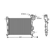 Radiateur de refroidissement moteur pour MERCEDES CLASSE A 1997-2001 (W168), OEM: 1685000002, Neuf