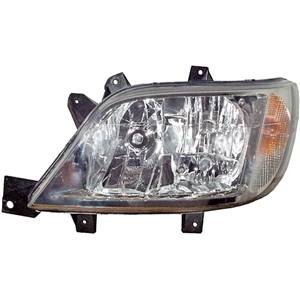 Phare Optique avant gauche pour MERCEDES SPRINTER I (W901-W905), 2002-2006 H7+H7+H3, électrique