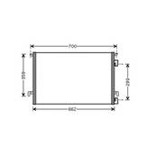 Condenseur de Climatisation pour OPEL VECTRA C 2002-2005, OEM: 1850080, Neuf