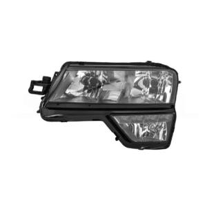 Phare gauche pour SKODA KAROQ 2017-2022, H7+H7, électrique, avec moteur, feu de jour, sans antibrouillard, LED, MONTAGE VARROC, Neuf