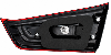 Feu arrière intérieur gauche pour MITSUBISHI ASX 2010-2012, blanc-rouge, Neuf