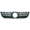 Grille de calandre centrale pour VOLKSWAGEN POLO IV phase 2, 2005-2009, noire, pare chocs avant