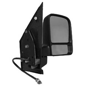 Rétroviseur droit manuel pour FORD TRANSIT CONNECT I phase 2, 2006-2009, noir, Neuf