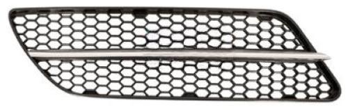 Grille droite pare chocs pour ALFA ROMEO 147 phase 2 de 2004 a 2010, noire, moulure satinée, Neuve