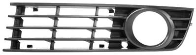 Grille de calandre gauche pour AUDI A4 II 2000-2004, trou antibrouillard, Neuve