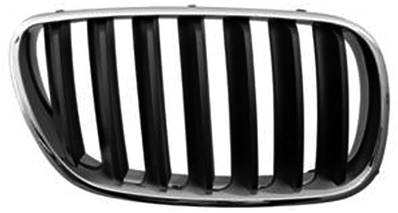 Grille de radiateur droite pour BMW X3 E83 2006-2010, chromé noire, Neuve
