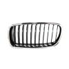 Grille de radiateur avant gauche pour BMW Serie 3 F30/F31, 2015-2018, chromée/noire, Mod. BASIS, Neuve