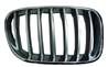 Grille de radiateur droite pour BMW X3 F25 2010-2015,  lames et contour gris titane, Neuve