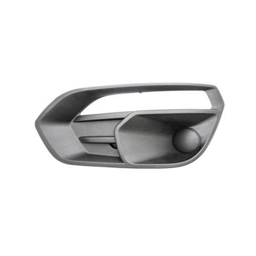 Grille droite pour IVECO DAILY 2019-2023, avec emplacement feu de jour, noire gaufrée, Neuve