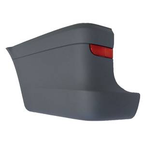 Crosse arrière gauche MERCEDES VITO II phase 2 (W639) 2010-2014 (long) catadioptre, grise clair, embout à peindre