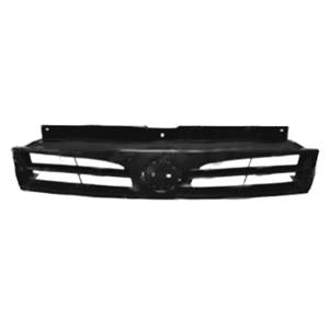 Grille de calandre supérieure pour NISSAN PRIMASTAR phase 1, 2001-2006, noire, pare chocs avant