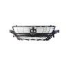 Grille de calandre pour PEUGEOT 308 III phase 1 depuis 2021,  noire structure, avec bords chroms, avec trou camera, Neuve