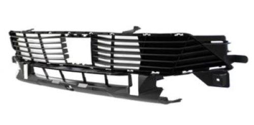 Grille centrale pare chocs avant pour PEUGEOT 5008 II phase 2 depuis 2020, noire, Neuve