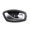 Poigne de porte intrieure avant et arrire droite pour RENAULT LAGUNA III, 2011-2015, noire/chrome, Neuve