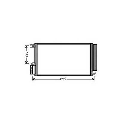 Condenseur de Climatisation pour ALFA ROMEO MITO 2008-2016, OEM: 50512105, Neuf