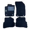 Kit 4 Tapis de sol Auto pour AUDI A1 de 2010 à 2018, sigle A1, avec CLIPS, Neuf