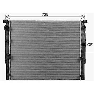 Radiateur de refroidissement moteur pour BMW Serie 5 G30/G31 depuis 2017, OEM: 17118476010, Neuf