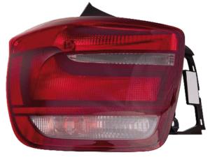 Feu arrière gauche pour BMW Serie 1 F20 2011-2015, rouge-incolore, Neuf