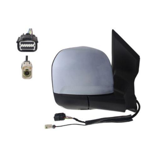 Rétroviseur droit pour FORD TRANSIT CUSTOM phase 3 depuis 2024, électrique, chauffant, rabattable, feu répétiteur, antenne, sonde, 10+1 PIN, Neuf à peindre

Côté droit passager

Code OEM : 2695481