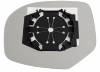 Miroir Glace rétroviseur droite pour SUZUKI SWIFT II phase 1, 2010-2013, fixation ronde, Neuf