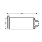 Condenseur de Climatisation pour PEUGEOT BOXER II ph.1 2006-2014, OEM: 1399111080, Neuf