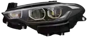 Phare gauche pour FIAT TIPO II phase 1 2015-2020, H7-H15, avec DRL LED, cadre chromée, Neuf