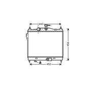 Radiateur de refroidissement moteur pour HYUNDAI GETZ ph.2 2006-2009, OEM: 253101C600, Neuf