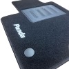 Kit 4 Tapis de sol Auto pour FIAT PANDA depuis 2012 avec sigle PANDA moquette noire Neuf