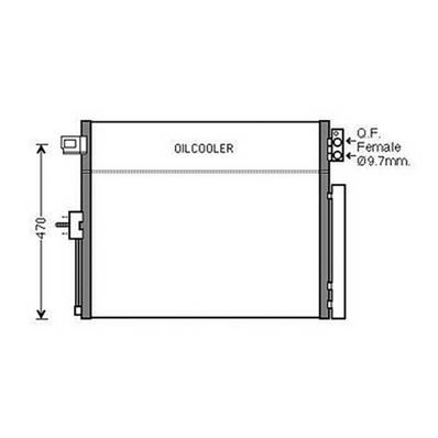 Condenseur de Climatisation pour JEEP GRAND CHEROKEE 2011-2013, OEM: K55038003AG, Neuf