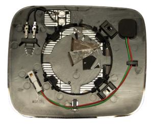 Miroir Glace rétroviseur gauche pour JEEP RENEGADE phase 1, 2014-2018, dégivrant, asphérique, abaissement automatique, Neuf