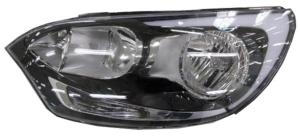 Phare Optique avant gauche pour KIA RIO 2011-2014, corps noir, feu diurne, Neuf