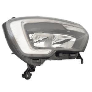 Phare Optique avant droit pour RENAULT MASTER III phase 3 depuis 2019, H7+H1, avec feu diurne à LED, Neuf