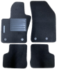 Kit 4 Tapis de sol Auto pour JEEP RENEGADE depuis 2014, avec sigle RENEGADE, moquette noire et CLIPS 20CM,  Neuf