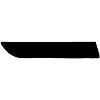 Moulure aile arrire droite pour OPEL CORSA D phase 2, 2011-2014, 3 portes, baguette noire, Neuve
