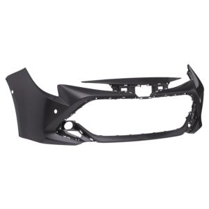 Pare chocs avant pour TOYOTA COROLLA XII (E210) 2019-2022, 5 portes, 4 trous radar, noir sans apprêt, Neuf