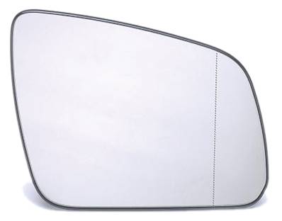 Miroir Glace rétroviseur droit pour MERCEDES (W204) CLASSE C ph. 1 2007-2011, dégivrant, asphérique, Neuf