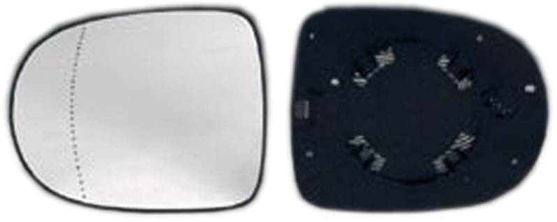 VERRE RETROVISEUR MIROIR GAUCHE POUR RENAULT CLIO III MEGANE II GRAND  SCENIC II