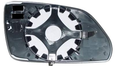 Miroir Glace rétroviseur gauche pour SKODA OCTAVIA II ph. 1 2004-2009, asphérique, Neuf