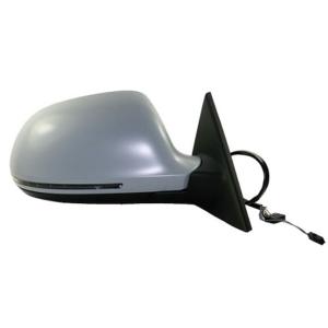 Rétroviseur extérieur droit électrique pour AUDI A5 I phase 1, 2007-2011, CC, Lane Assist, mémoire, dégivrant, feu clignotant, rabattable électriquement, avec apprêt, Neuf