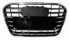 Grille centrale avant pour AUDI A6 IV ph. 2, 2014-2018, chromée noir, Neuf