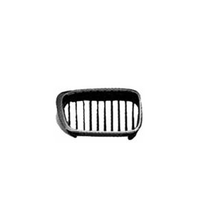 Grille de radiateur avant droite pour BMW Serie 5 E39, 2000-2003, chromée/noire, Neuve