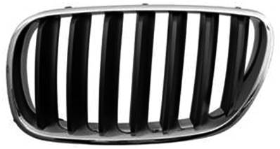 Grille de radiateur gauche pour BMW X3 E83 2006-2010, chromé noire, Neuve