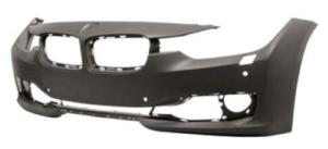 Pare chocs avant pour BMW Serie 3 F30, 2012-2014, trous radar + supports, trous lave-phares, Mod. MODERN LUXURY SPORT, Neuf à peindre