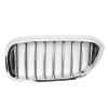 Grille de radiateur avant gauche pour BMW Serie 5 G30/G31, depuis 2017, chrome/noire, Mod. LUXURYLINE, Neuve