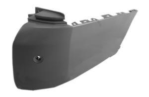 Crosse droite de pare-chocs arri�re pour FIAT SCUDO III depuis 2022, avec trou PARK ASSIST + supports, empattement long, Neuve � peindre