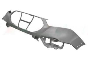 Pare chocs avant supérieur pour FORD TRANSIT CUSTOM phase 2 2018-2023, trous extension d'aile, pour enjoliveurs 17"/18", Neuf à peindre avec apprêt