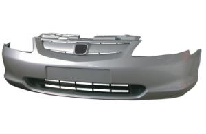 Pare chocs avant pour HONDA CIVIC 2001-2003, noir, Neuf à peindre