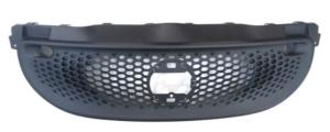 Grille de radiateur pour SMART FORFOUR 2014-2019, noire, gaufre, Neuve