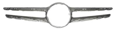 Bandeau moulure de grille radiateur avant pour MERCEDES (W205) CLASSE C ph. 1 2014-2018, argentée